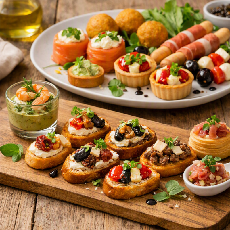 Antipasti sfiziosi per iniziare il pasto