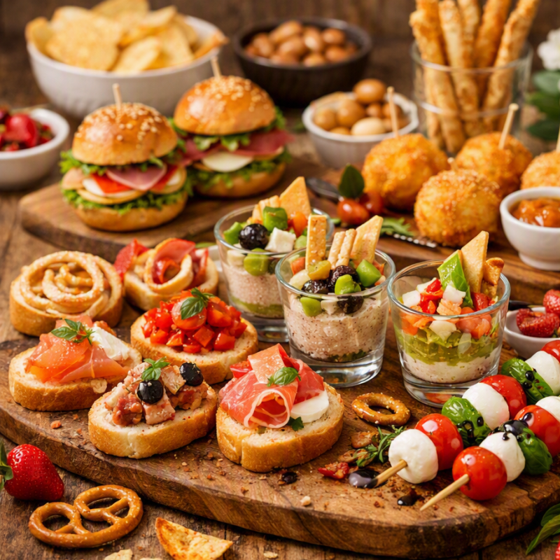 Aperitivi e finger food da preparare in poco tempo