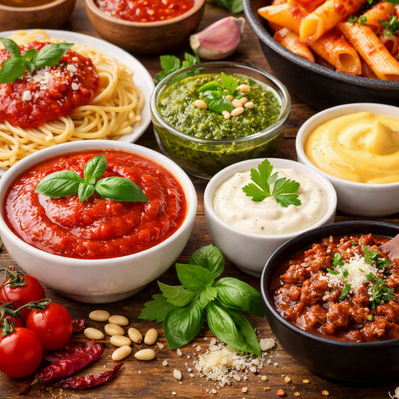 Sughi e salse fatte in casa per condire la pasta